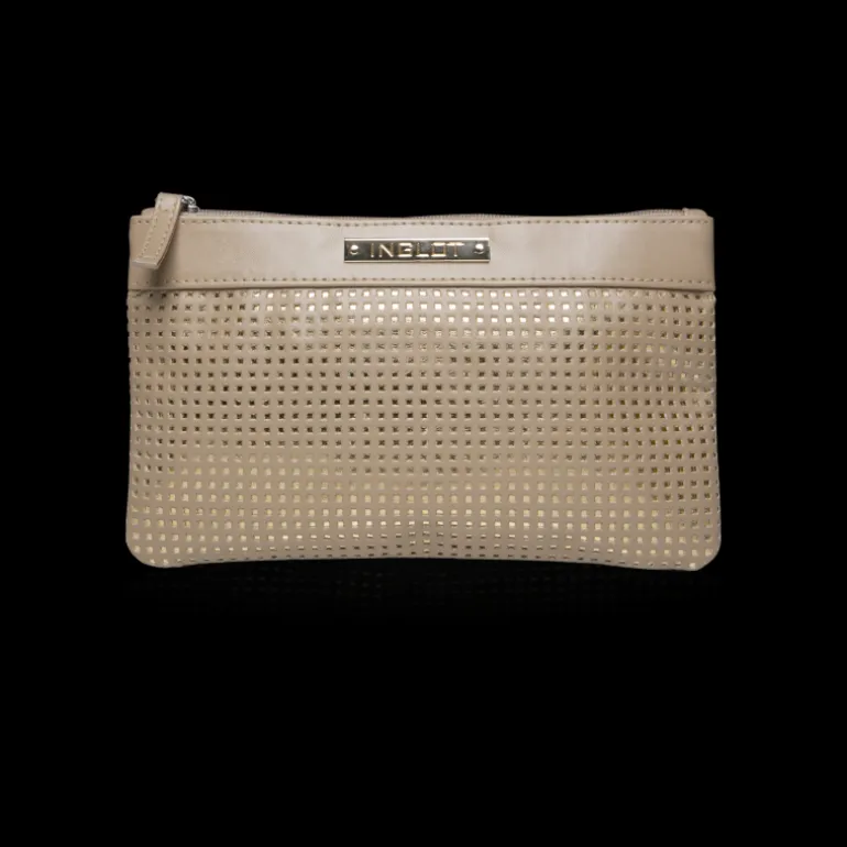 Cosmetic Bag Beige & Gold