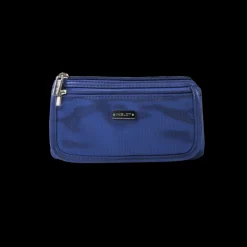 Cosmetic Bag Blue & Silver (R23676B)