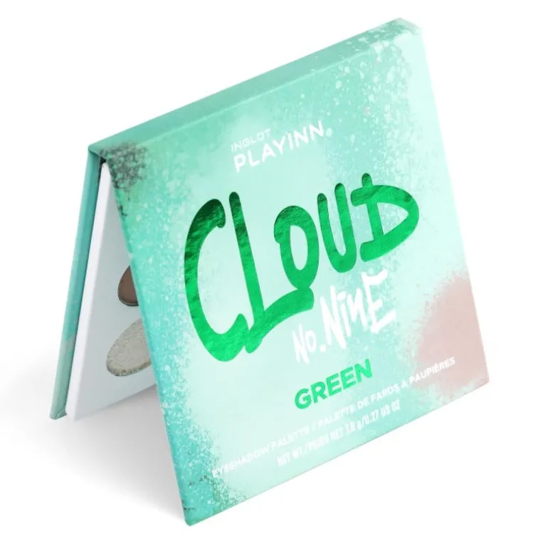 INGLOT PLAYINN CLOUD NO. NINE Green Eye Shadow Palette