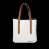 Shopping Bag White & Blue