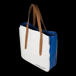 Shopping Bag White & Blue