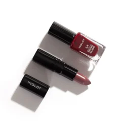 TEAM UP WITH Lipstick Matte & O2M Breathable Nail Enamel Makeup Set